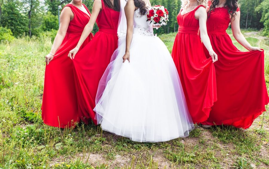 Bridesmaid gowns